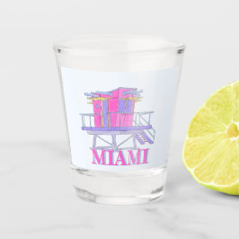Junggeselinnen-Abschied in Miami Beach Schnapsglas
