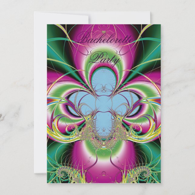 Junggeselinnen-Abschied Invites Einladung (Vorderseite)