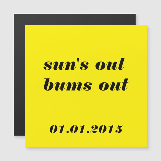 Junggeselinnen-Abschied Magneteinladung (Vorne/Hinten)