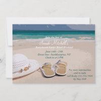 Junggeselinnen-Abschied mit Hut und Beach Shoes Ei
