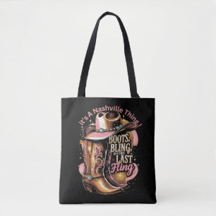 Junggeselinnen-Abschied Nashville -"Stiefel, Bling Tasche