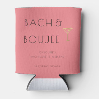 Junggeselinnen-Abschied Pink Bach und Boujee Dosenkühler