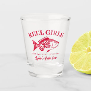 Junggeselinnen-Abschied Reel Girls Fisherman Cherr Schnapsglas