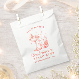 Junggeselinnen-Abschied Retro Cocktail Orange Brid Geschenktütchen