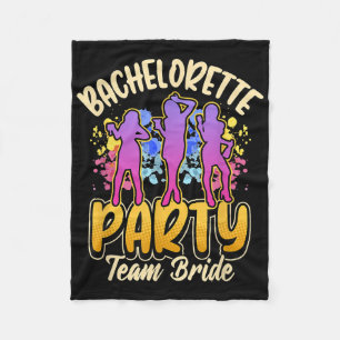 Junggeselinnen-Abschied Team Bride Fleecedecke