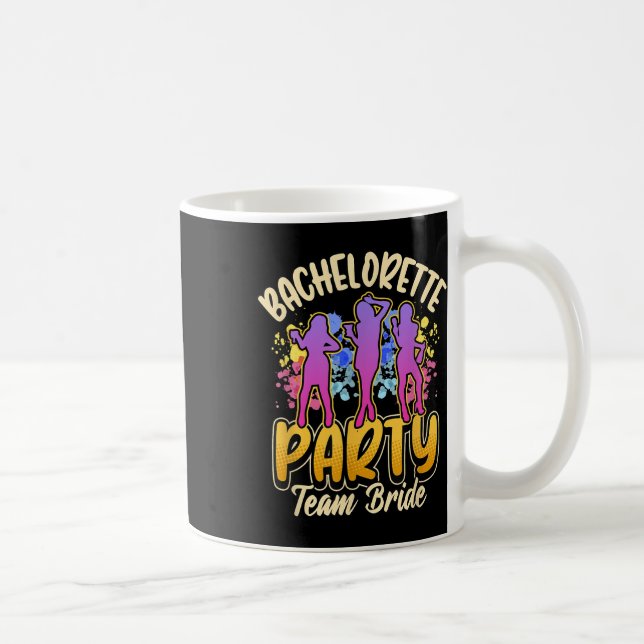 Junggeselinnen-Abschied Team Bride Kaffeetasse (Rechts)