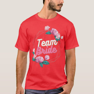 Junggeselinnen-Abschied - Team Bridge Blume Premiu T-Shirt