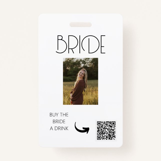JUNGGESELINNEN-ABSCHIED, VENMO QR, KAUFEN SIE EIN  AUSWEIS (Vorderseite)