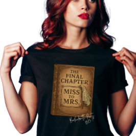 Junggeselinnen-Abschied Vintag Book Lover T-Shirt