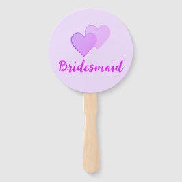 Junggeselinnen-Abschied von Bridesmaid. Kunst der  Fächer