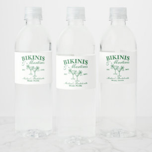 Junggeselinnen-Abschied-Wasserzeichen Bikini und M