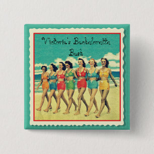 Junggeselinnen-Abschieds-Button-Knöpfe Button