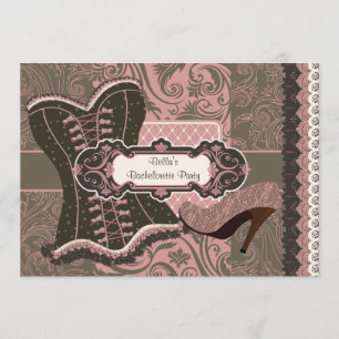 Junggeselinnen-Abschieds-Einladung Einladung