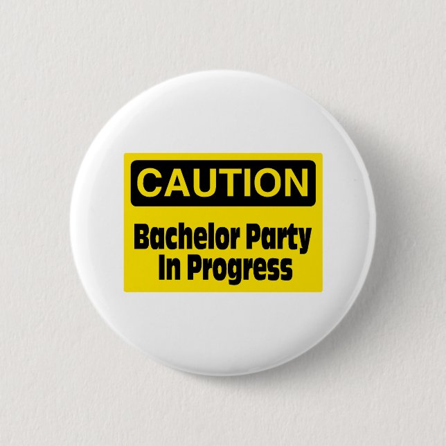 Junggeselle-Party laufend Button (Vorderseite)