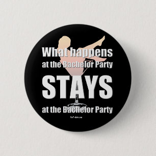 Junggeselle-Partyknopf Button