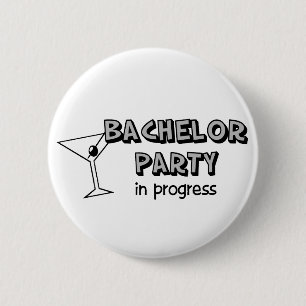 Junggeselle-Partyknöpfe Button