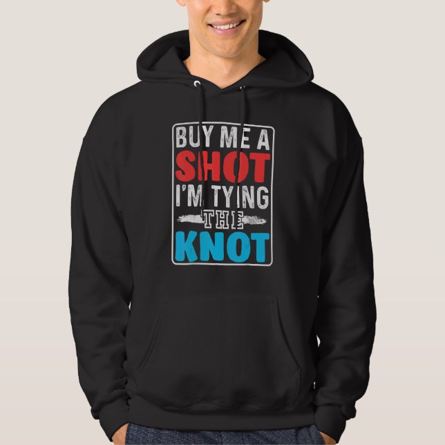 Junggesellen-Abschied von Braut und Bräutigam Hoodie (Vorderseite)
