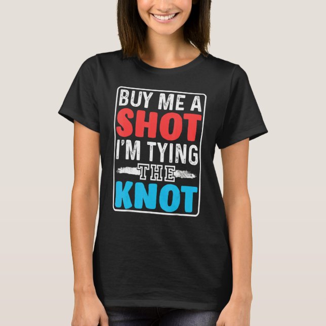 Junggesellen-Abschied von Braut und Bräutigam T-Shirt (Vorderseite)