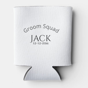 Junggesellen-Team-Name Datum Jahr fett gedruckter Dosenkühler