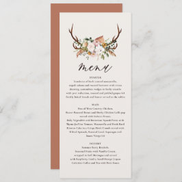 Junggesellenabend Hochzeitsmenü Menükarte