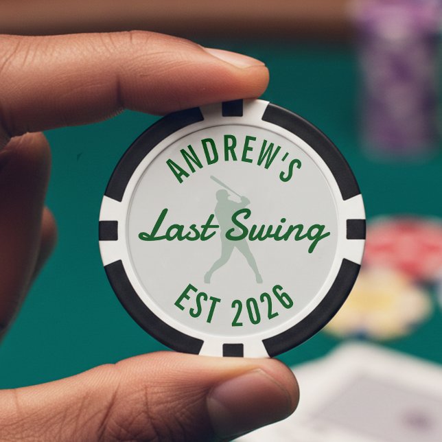 Junggesellenabschied Baseball Letzter Schlag vor d Pokerchips (Von Creator hochgeladen)