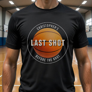 Junggesellenabschied Basketball Letzter Schuss vor T-Shirt