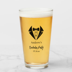 Junggesellenabschied-Bierglas Glas