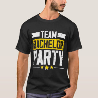 Junggesellenabschied Crew Bräutigam Hochzeit Bräut T-Shirt