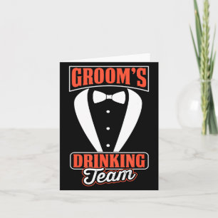 Junggesellenabschied Crew Groomer Hochzeit Bräutig Karte