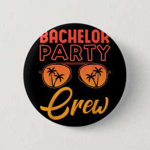 Junggesellenabschied Crew Hochzeitsfeier beste Fre Button