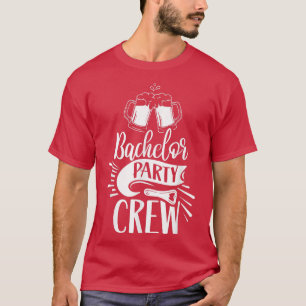 Junggesellenabschied Crew Team Bräutigam Braut T-Shirt