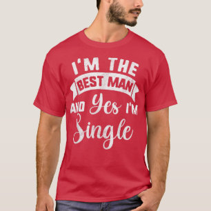 Junggesellenabschied des besten Mannes, Trauzeugen T-Shirt