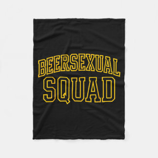 Junggesellenabschied Design der Beerual-Squad-Matc Fleecedecke