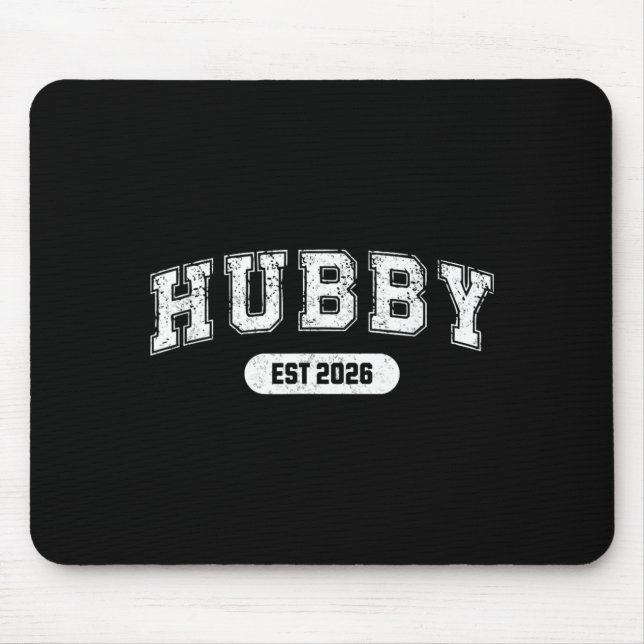 Junggesellenabschied Ehefrau und Ehemann Est 2026 Mousepad (Vorne)