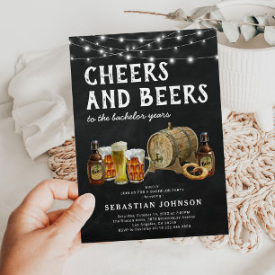 Junggesellenabschied Einladung Cheers & Beers
