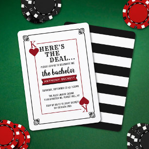 Junggesellenabschied Einladung Modernes Casino Nac
