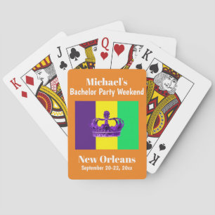 Junggesellenabschied Geschenk New Orleans Männer-T Spielkarten