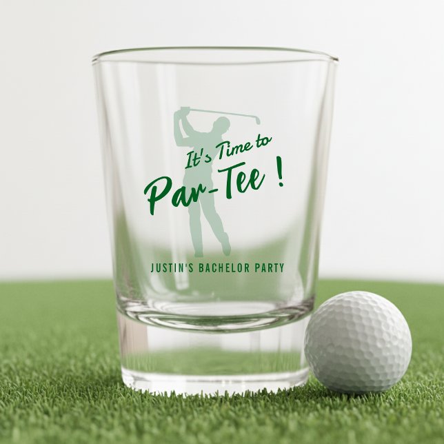 Junggesellenabschied Golf Es ist Zeit zu Par-Tee Schnapsglas (Von Creator hochgeladen)