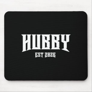 Junggesellenabschied Grunge Rock Ehemann Est 2026 Mousepad