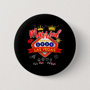 Junggesellenabschied in Vegas, in Vegas geheiratet Button