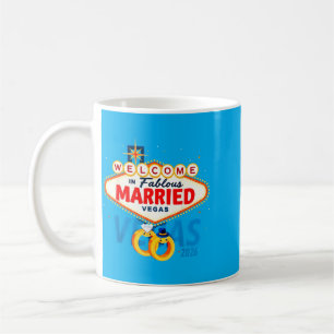 Junggesellenabschied in Vegas In Vegas geheiratet Kaffeetasse