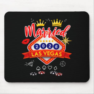 Junggesellenabschied in Vegas, in Vegas geheiratet Mousepad