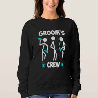 Junggesellenabschied Männer Team Bräutigam Hochzei Sweatshirt