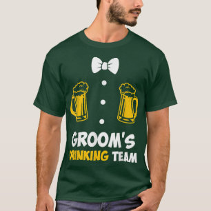 Junggesellenabschied Männer Team Bräutigam Hochzei T-Shirt