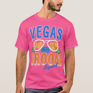 Junggesellenabschied Männer Vegas Groom Squad T-Shirt