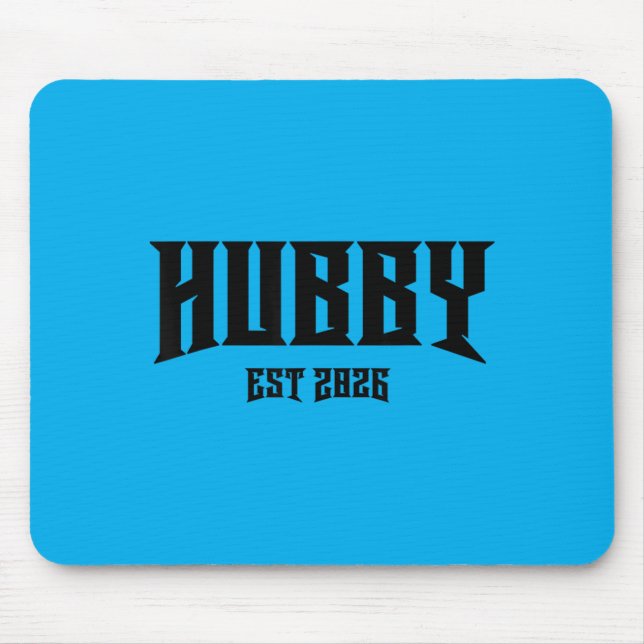 Junggesellenabschied Nge Rock Ehemann Est 2026 Mousepad (Vorne)