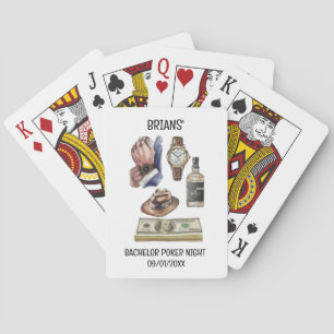 Junggesellenabschied Pokerparty Spielkarten