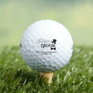 Junggesellenabschied Team Bräutigam Hochzeitsgesch Golfball