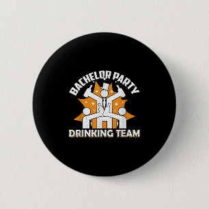 Junggesellenabschied Trinkteam Bräutigam Braut _2 Button