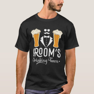 Junggesellenabschied Trinkteam des Bräutigams T-Shirt